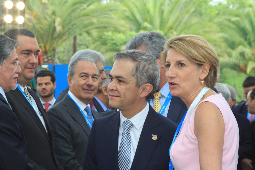 Miguel Ángel Mancera y Dolores Beistegui