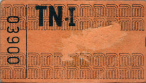 El primer boleto del Metro era de color naranja y costaba $1.10.