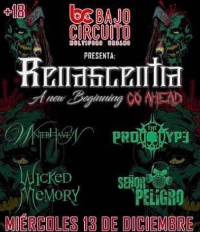 El poder del metal de Renascentia a New Beggining Go Ahead llega al foro Bajo Circuito