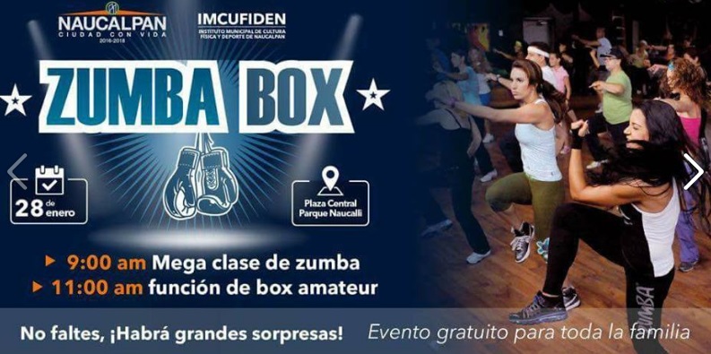 Asiste a la mega clase de zumba en el Parque Naucalli de Naucalpan