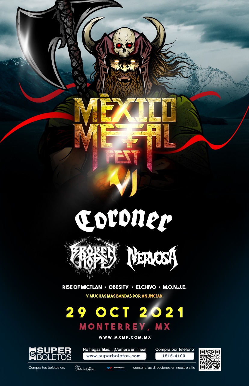 ESTOS SON LOS PRIMEROS CONFIRMADOS PARA EL MÉXICO METAL FEST VI