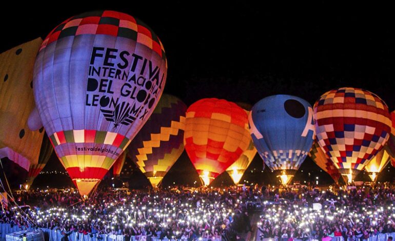 ¡Globos aerostáticos en el Zócalo!