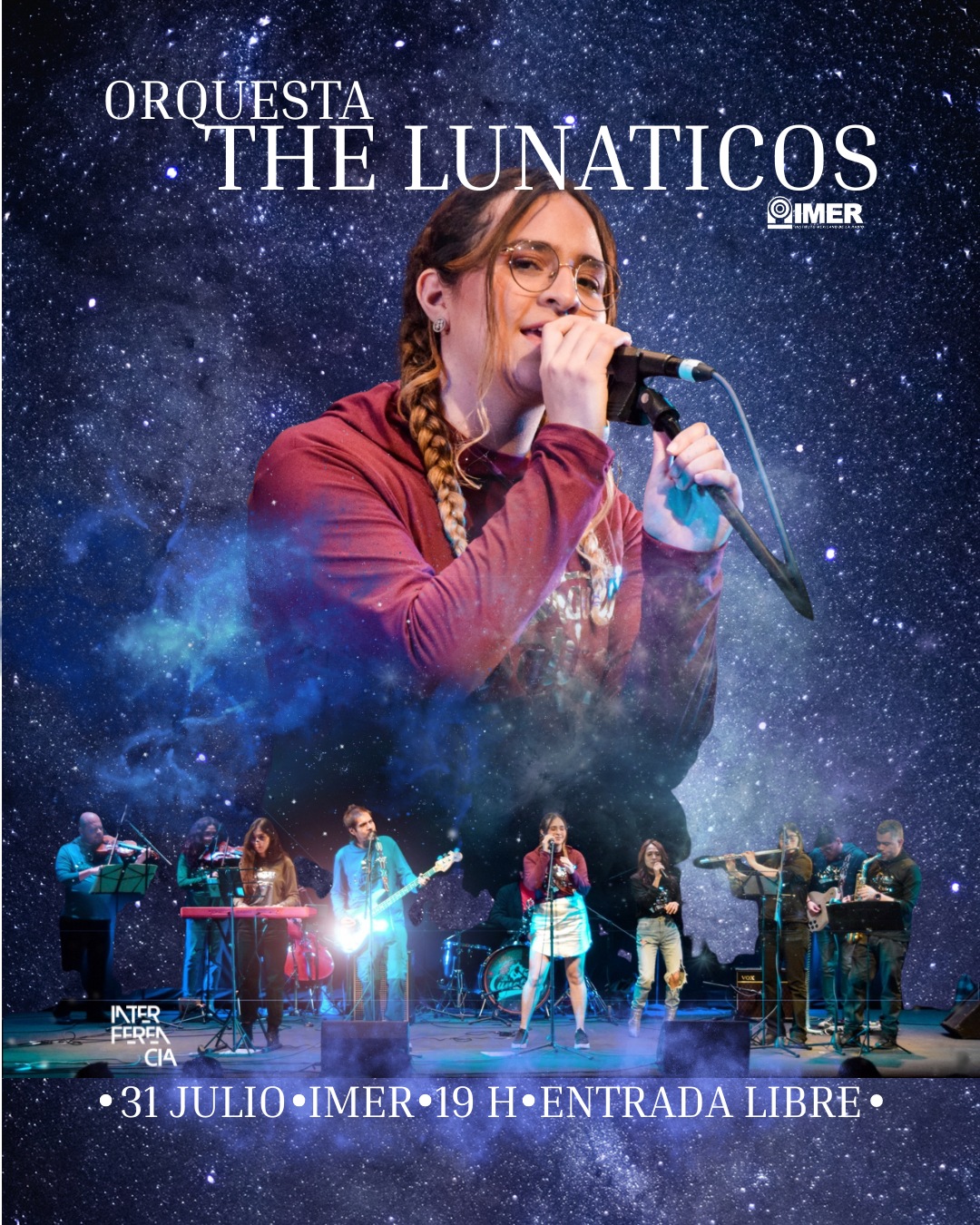 Orquesta The Lunaticos anuncia show en el Estudio A del IMER