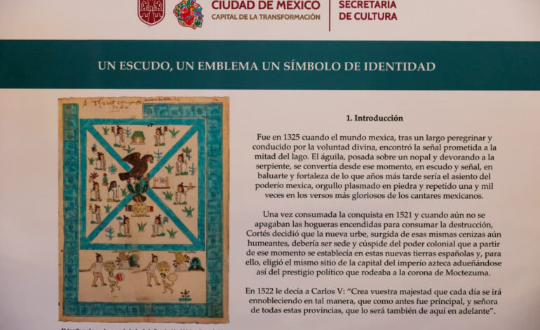 Conoce la historia del escudo capitalino