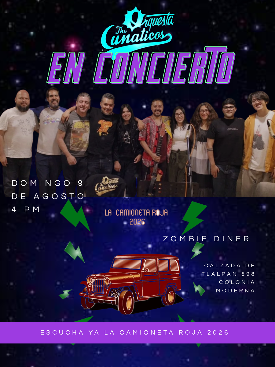 Orquesta The Lunaticos reimagina un tema clásico: La Camioneta Roja